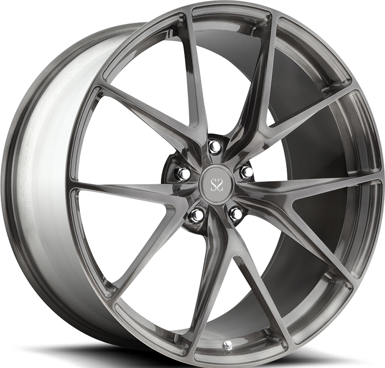 5x130 G63 1pc Forged Alloy Custom Wheels Rims 18 19 20 21 22Inch Hyper Silver