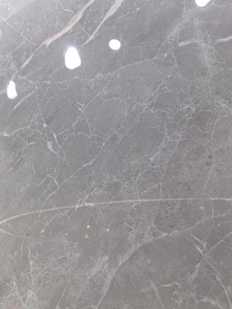 Stunning Interior Floor Durable 1200x1200mm Gray Glazed Polished Porcelain Tile For Bathroom And Bedroom