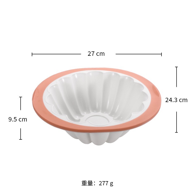 Silicone Baking Pan Set - 6PCS Stackable Non-Stick Bakeware Set With Grips & Metal Reinforced Frame: Round Cake Pan, Square Baking Pan, Bread Loaf Pan