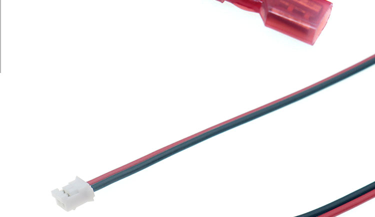 Custom JST PH SH ZH XH MX 2 3 4 5 6 7 8 Pin Connector to 6.3mm Spade Terminal Cable