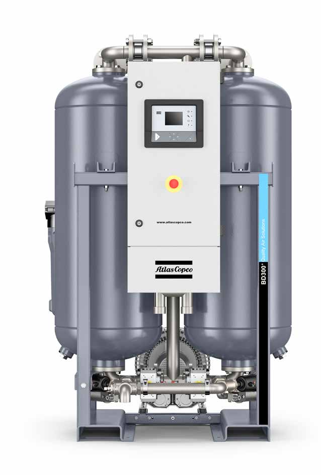 BD 100+-300+ Desiccant Air Dryers Atlas Copco For Air Treatment 1