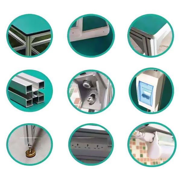 Modular ESD Workbench System Customizable Static-Safe Workstations