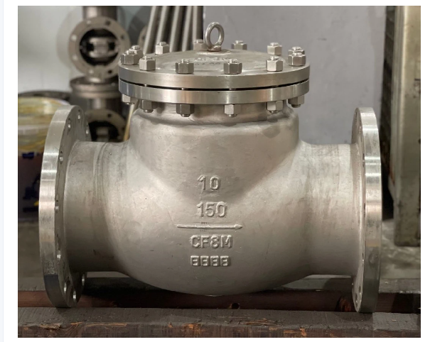 4 inch CF8 WCB Carbon Steel Flange Swing Check Valve Complete Certificate and Manual