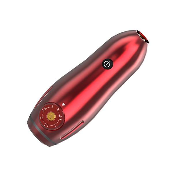 Red Color Short Tattoo Pen With Adjustable Needle Tattoo Machine For Body Art