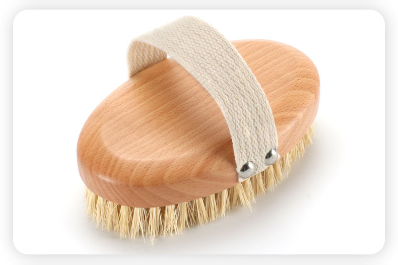 Abeis Dry Body Sisal Fiber Vegan Bath Brush Shower Exfoliating Scrubber Massage