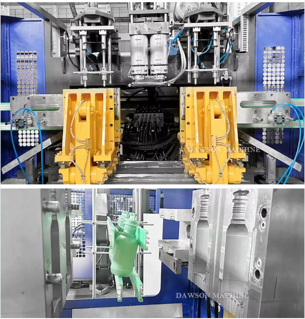 HDPE Pesticide Bottle Making Chemical Drum Extrusion Blow Molding Machine