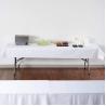 Buy cheap OUCHAME White Paper Table Cover Roll , SGS Linen Like Disposable Tablecloths from wholesalers