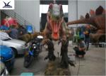 3D Animated Alive Dinosaur Statues Activated By Coin Operated And Remote