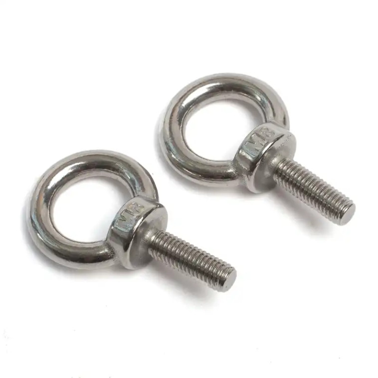 High Quality Super Duplex SS2205 2507 Round Head Swivel Ring Eye Bolt M8 M10 Heavy Duty