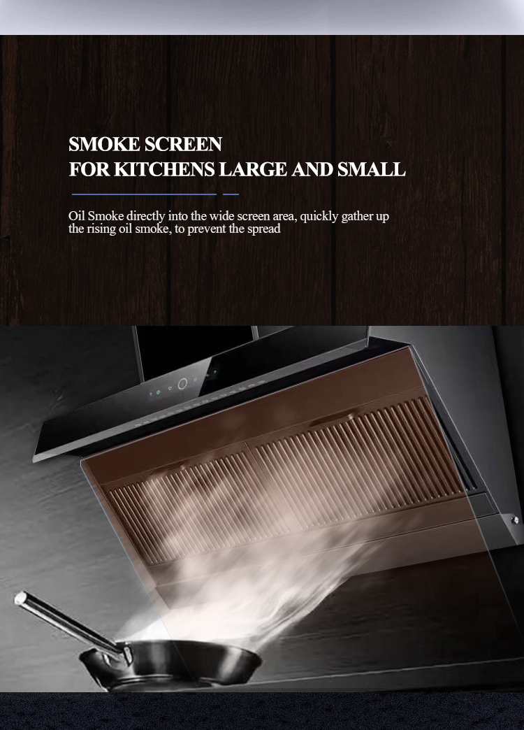 Eco Friendly Side Vent Kitchen Hood Black Ductless Range Hood