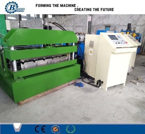 Hydraulic Steel Corrugated Roofing Sheet Crimping Machine , Metal Roofing Roll