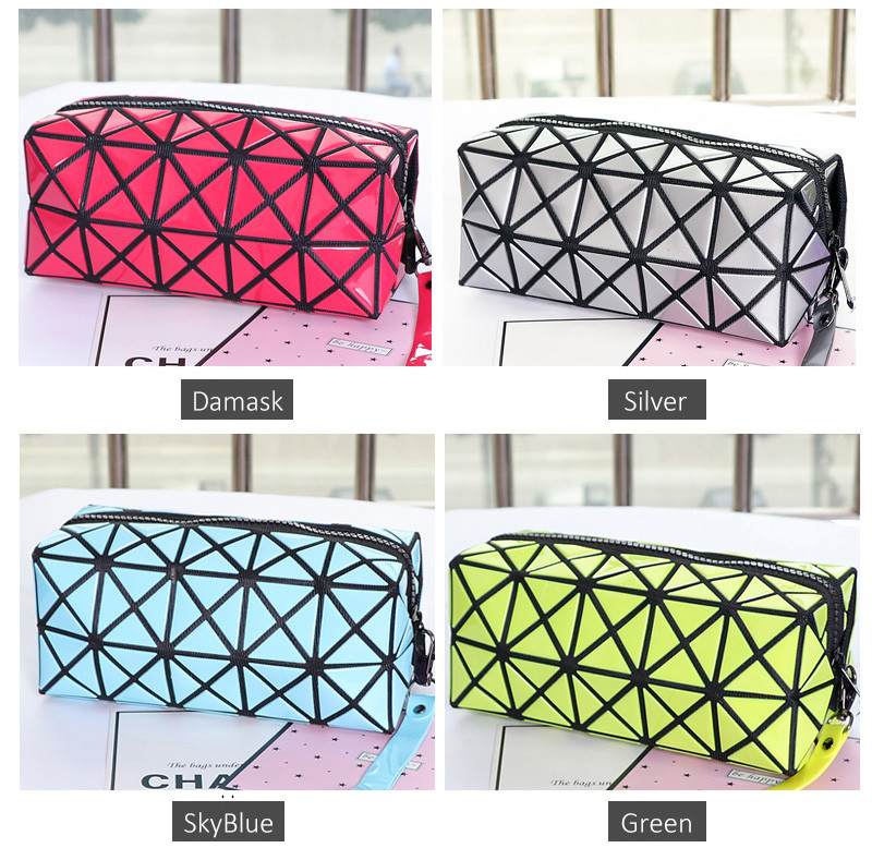 Beautiful Fashion Girl 3D PU Travel Cosmetic Bag