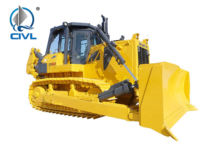 Cummins Engine Shantui Bulldozer 32000KG Operating Weight 11.9cbm With Rops Cabin, Blade and Ripper