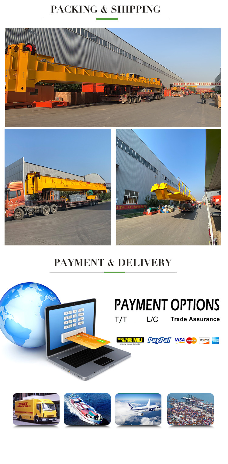 ISO Warehouse A5-A7 Mg Double Girder Gantry Crane 16/3.2T