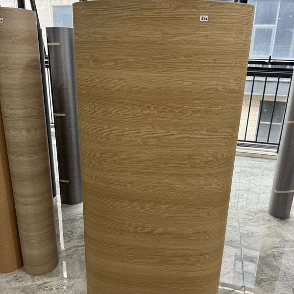 DIY Wall Decor Design 3D Wood Grain Vinyl Film 0.3-0.4mm Thickness For Furniture