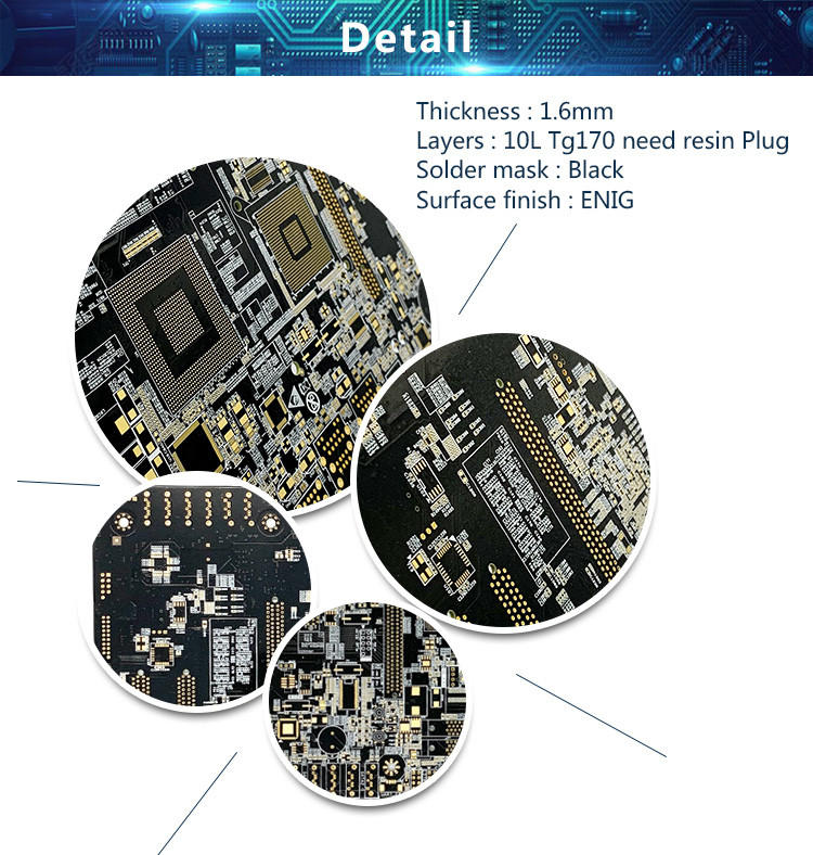 Electroplated Gold 2oz PCBA SMT FR4 Potentiometer Circuit Board