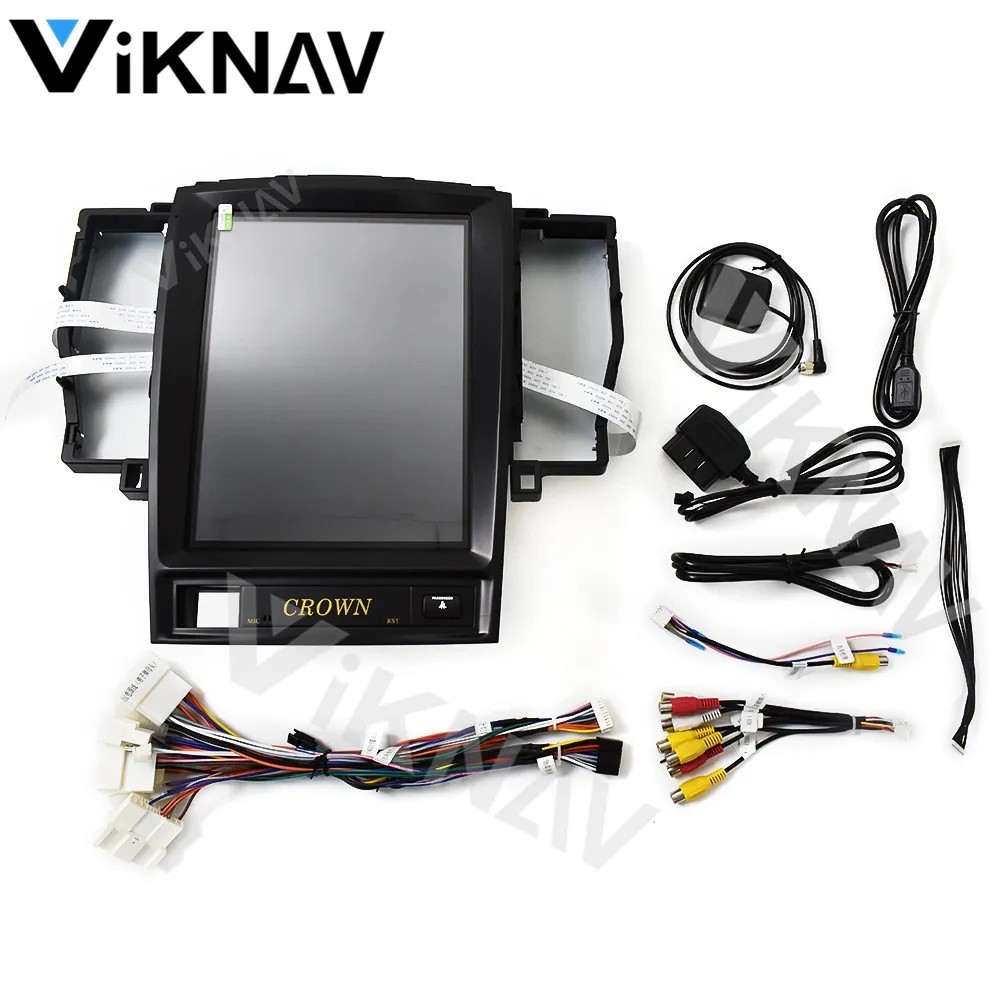 10.4inch Android Touch Screen Stereo For Toyota Crown 12th generation Multimedia Player google Navigation Carplay