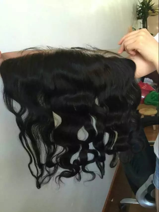 130% Hair Density Ladies Unprocessd Lace Frontal Tangle Free Body Wave