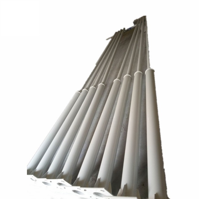 Cutting Process Double Arm Y Shape Led Street Light Pole with and Single-side Bracket