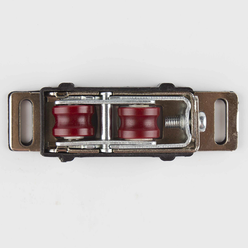 Double Pulley Sliding Gate Door Roller 23mm Adjustable for Aluminum Profile 84mm Length
