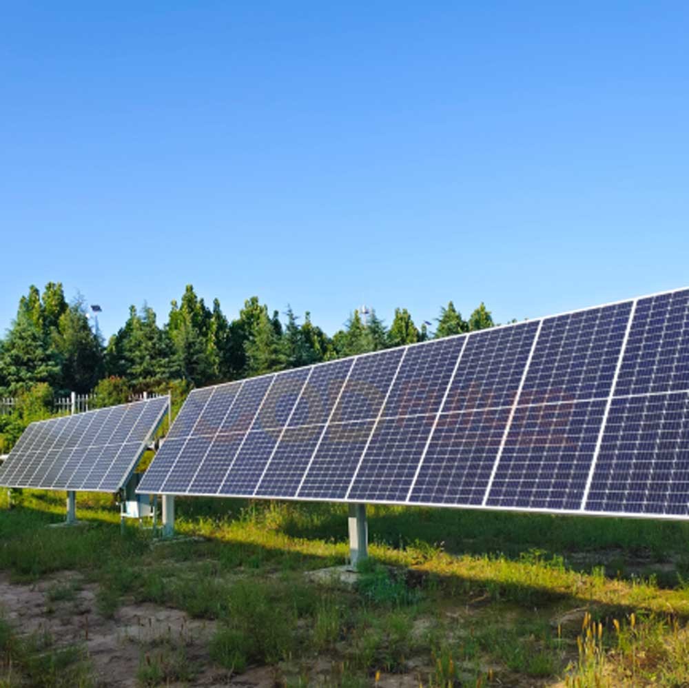 Horizontal Solar Pv Ground Mounting Systems Sun Tracking Solar Panel Mount