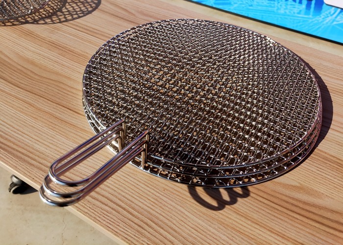 Healthy / Hygienic 316 304 Stainless Steel Grills Silver Color For BBQ