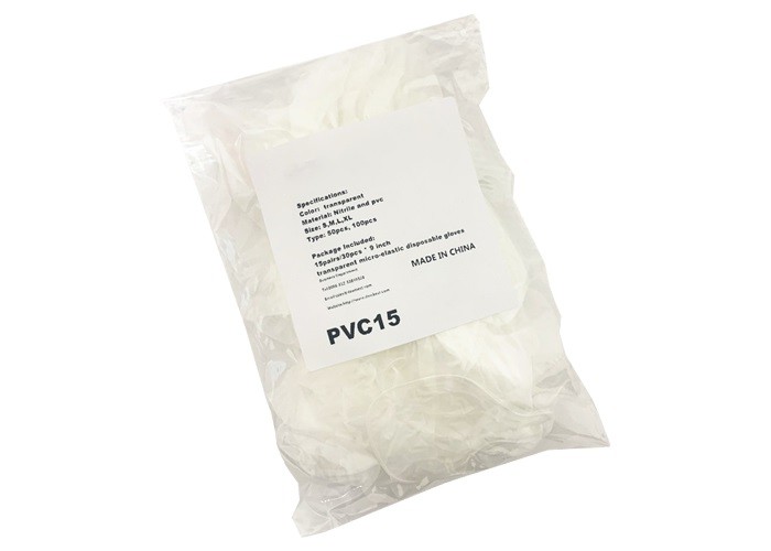 Large Disposable Nitrile Gloves Chemical And Water Resistant Nitrile Food Prep Gloves