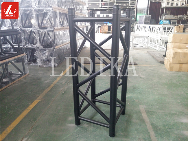 2019 Latest High Quality Aluminum Alloy Spigot Black Lighting Box Roof Truss
