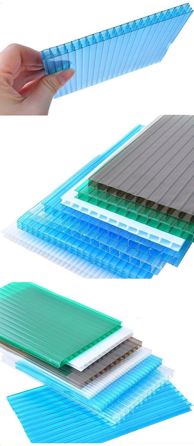 Lake Blue 4mm Polycarbonate Hollow Sheet