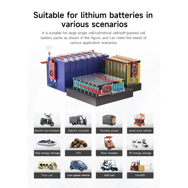 High Performance 8s-17s Battery BMS with Active Balance Functionality