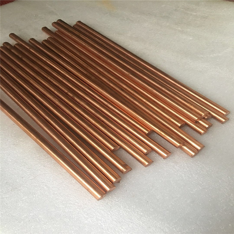 Oxygen-Free Copper C10200 / C102 Round Copper Bar in 3m Lnegth Copper Rod