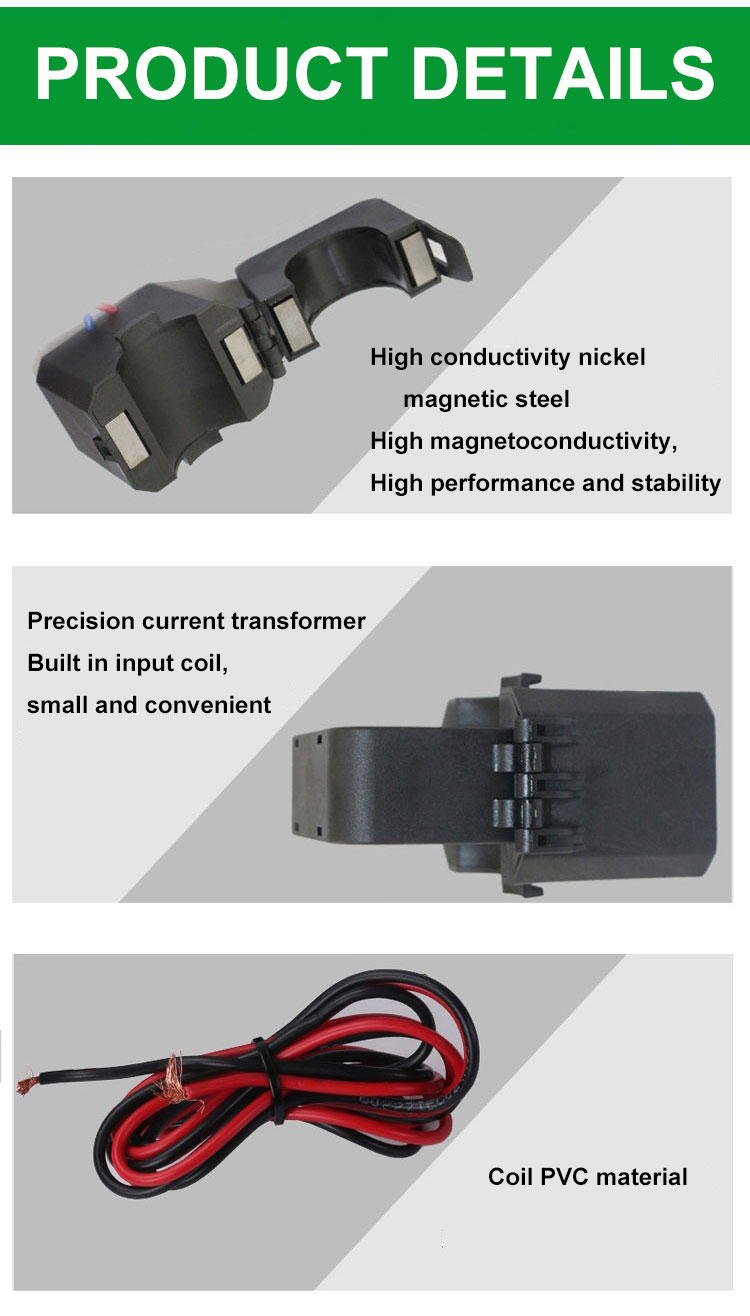 Three Phase AC Split Core Current Transformer 250-300A/5A AKH-0.66-K-24