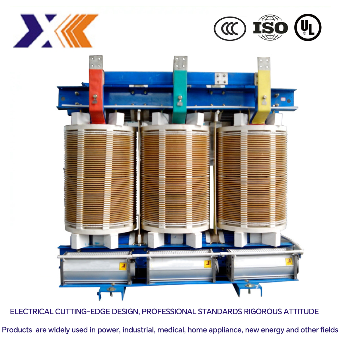 High Voltage Three Phase Step Up Transformer 20KVA 25KW for Customized Power Supply