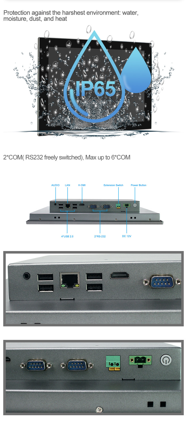 15" Sunlight Readable Capacitive Android Touch Panel PC For Industrial Automation