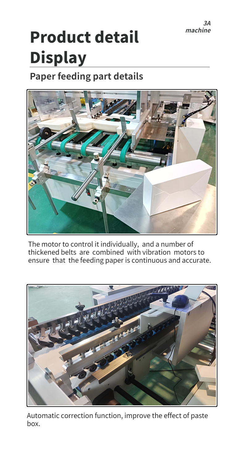 CQT-900 Automatic Adhesive Head High Speed Folder Gluer for Box Folding and Gluing
