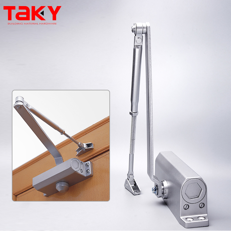 Two Speed Adjustable Iron Hydraulic Auto Door Closer for All Metal and Plastic Doors