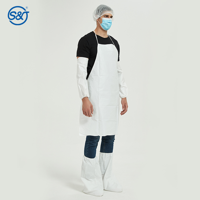PP film coating impervious non woven apron Microprous Film apron without sleeves