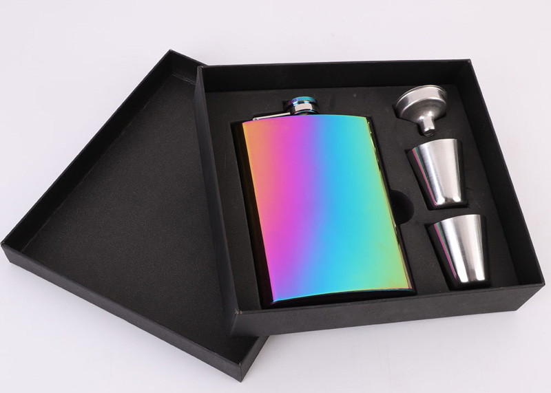 Spot Plating Kitchen Household Items Colorful Personalized Hip Flask For Her