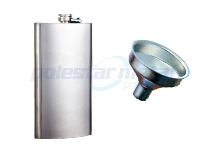 Precision Custom Metal Hardware 2-1/2" Stainless Steel Flask Funnel