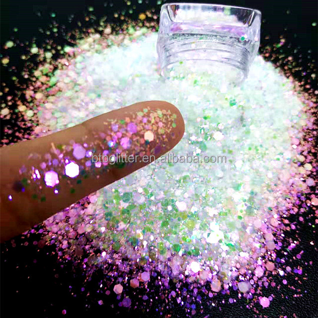 Polyester Christmas Decoration Supplies Free Samples FC FCC F NIB Glitter Mixes Shape and Benefit