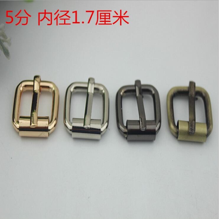 Wholesale Factory Bag Accessories Custom 17 MM Gunmetal Color Iron Metal Roller Pin Buckles For Belts