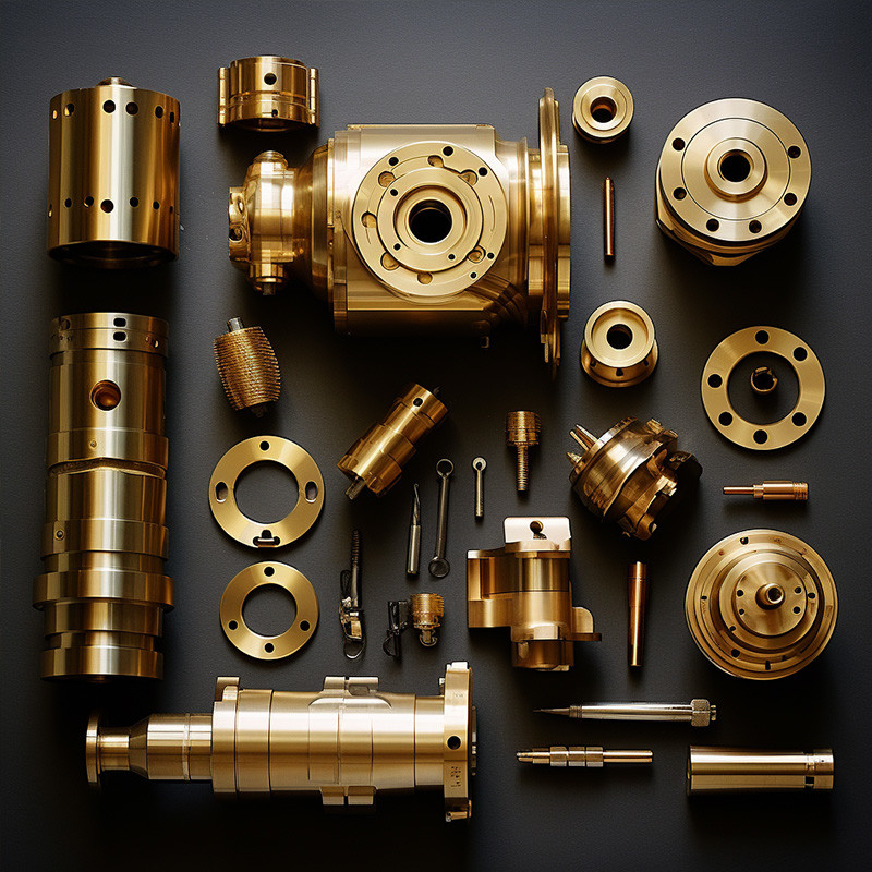 CNC Brass Spare Parts Milling CNC Machining Part Precise CNC Lathe Turning Parts