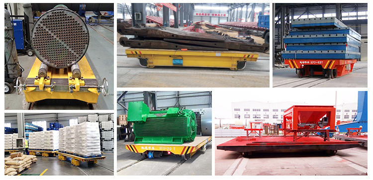 Warehouse rechargeable automatic RGV Electrtical Rail Transfer cart