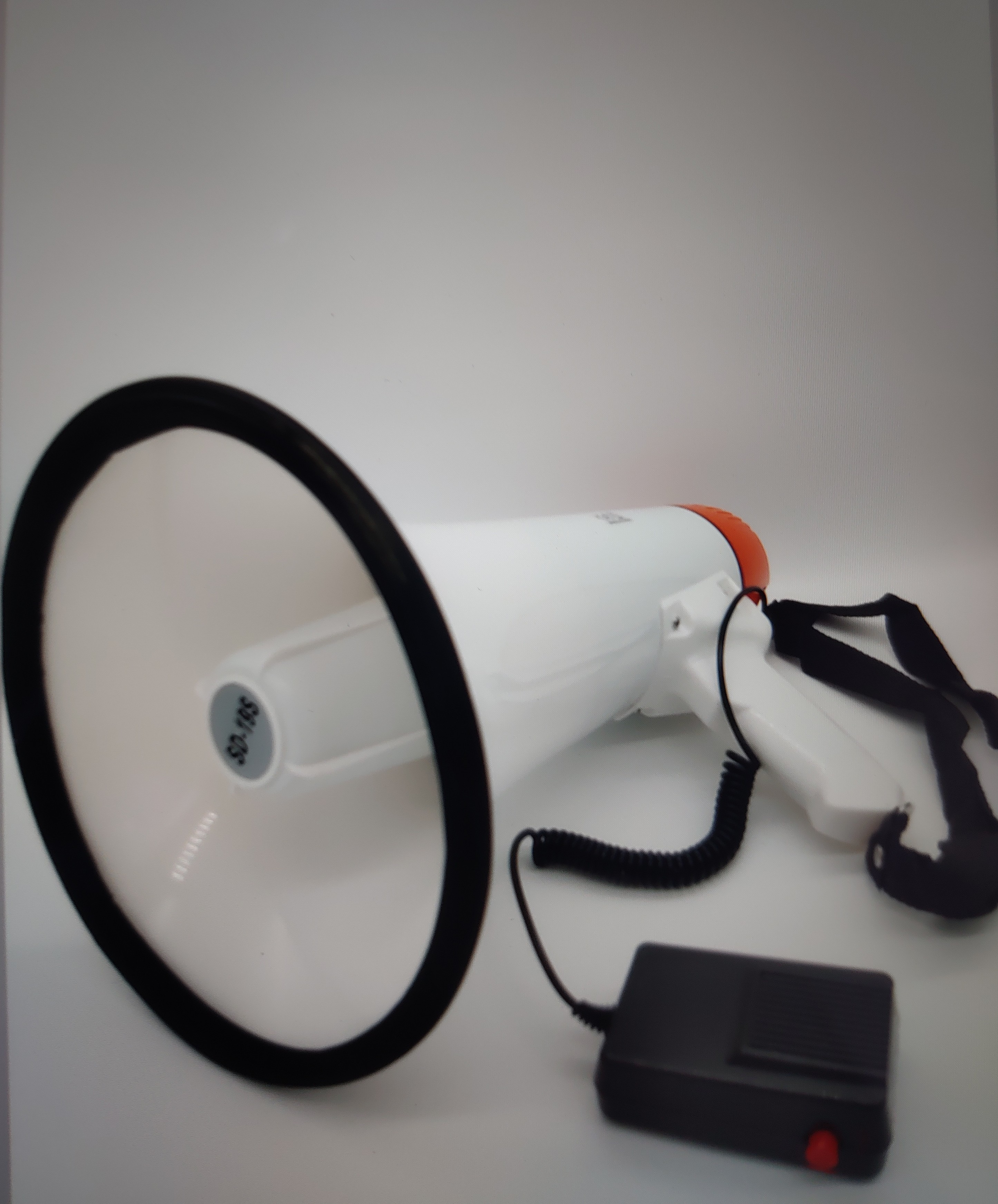 Lithium Battery Operated Bullhorn Bullhorn 20W 1 Channel Small Plastic Cheer Megaphones