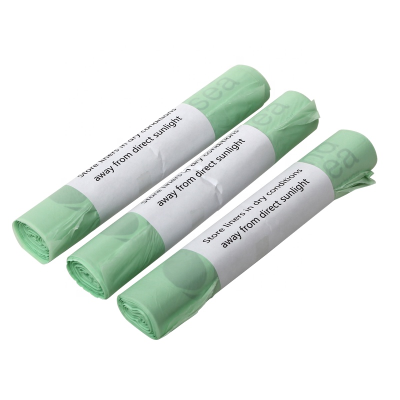 Fashion customized full biodegradable plastic garbage waste bag for kitchen