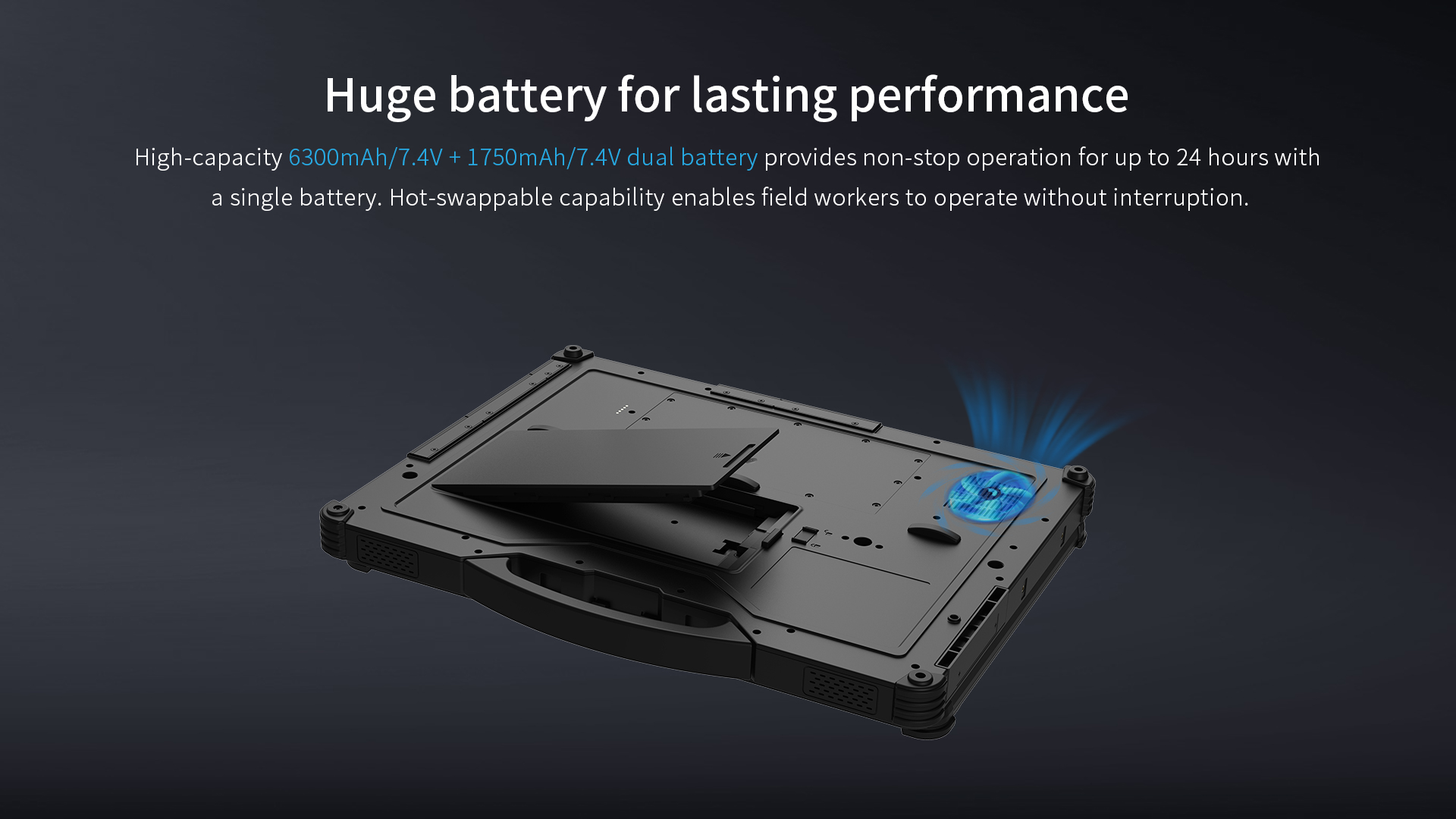 Quad Core 14 Inch 32GB RAM 5G NFC IP65 Windows 11 Rugged Laptop for Non-Stop Operations