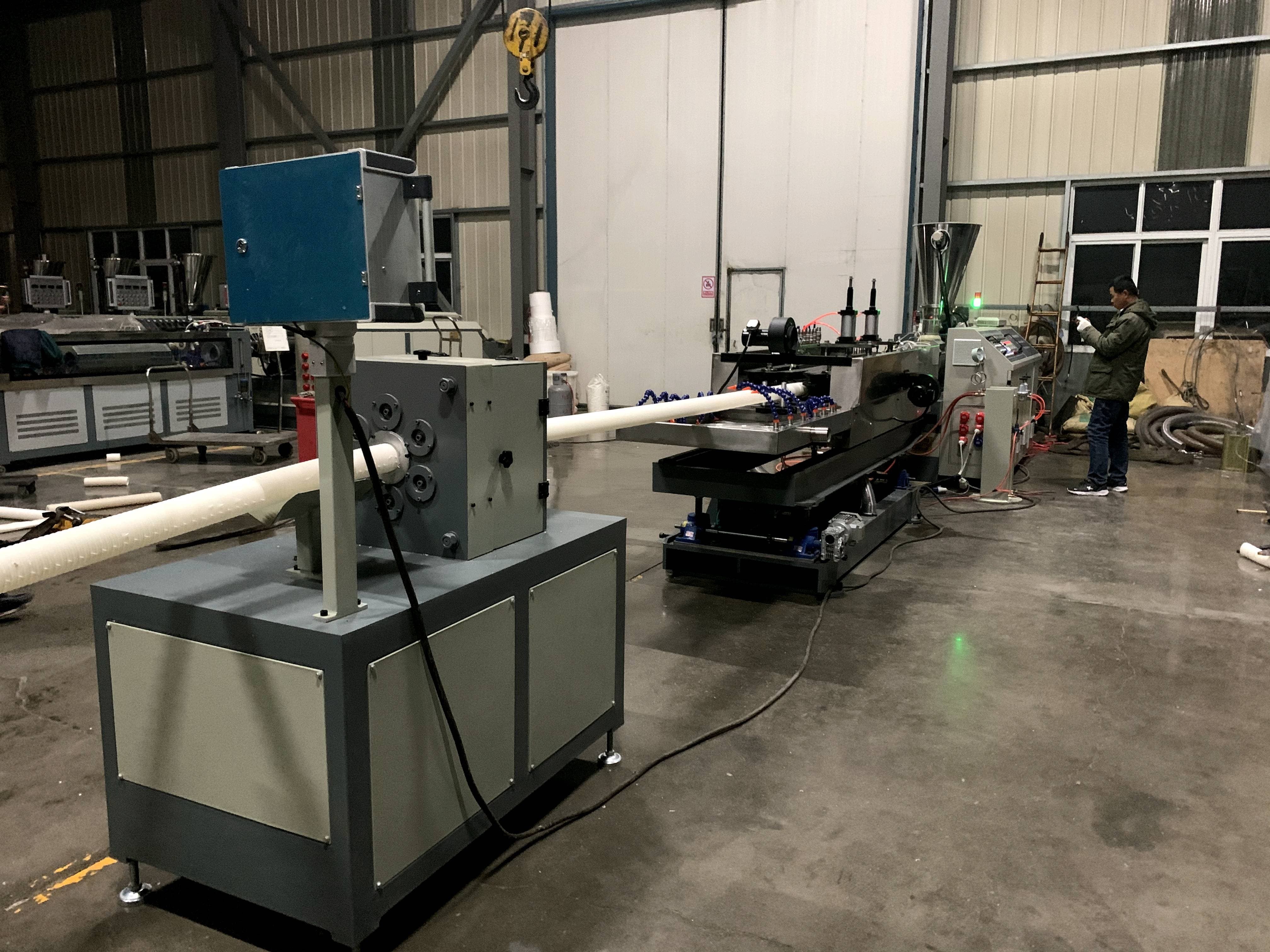 Double Wall Corrugated Pipe Making Machine for HDPE Pipe Manufacturing Process