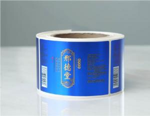  Custom Made Unique Hot Stamping Label For Bottle Of Health Products Art Paper Manufactures