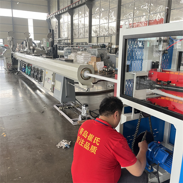 Building Drainage Twin Screw Extrusion Line 16-40mm Sewage PVC Pipe Making Machine
