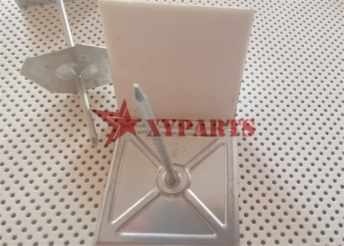 Air Condition Galvanized Steel Self Stick Insulation Nails With Metal Clips